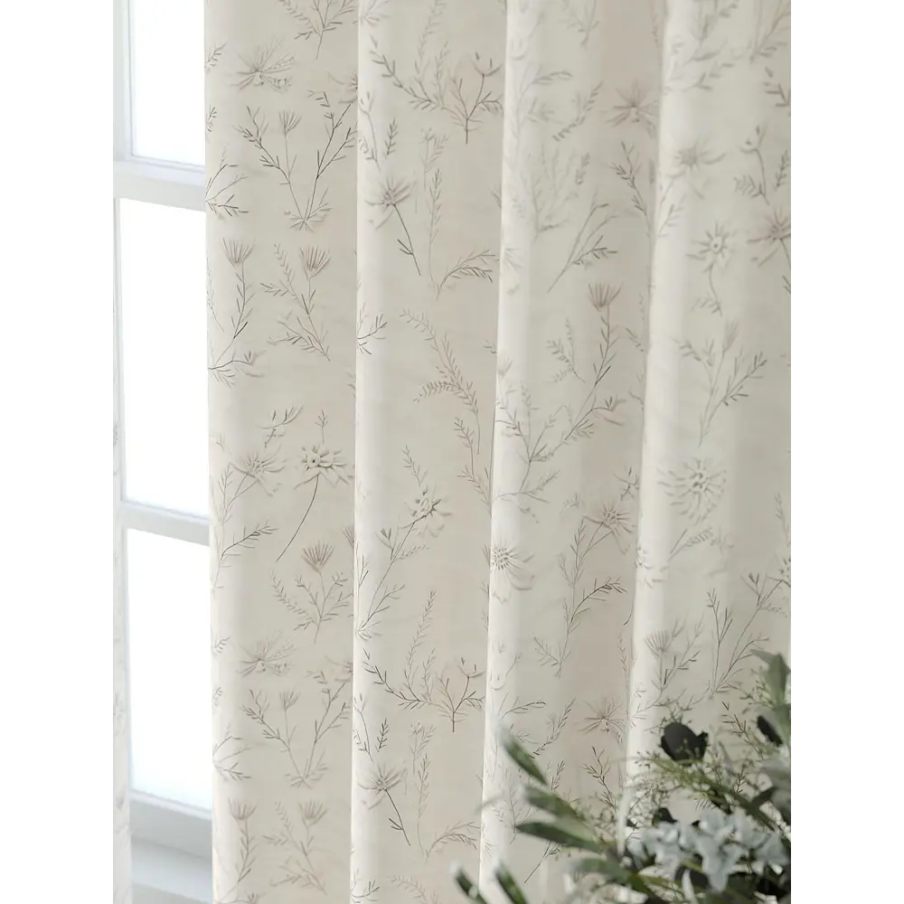 Фото 3 Комплект штор Comfy way Форнерс - 741 - 260 см CW709741260-260 на шторной ленте 260x150 см цвет бежевый Фото 3 Комплект штор Comfy way Форнерс - 741 - 260 см CW709741260-260 на шторной ленте 260x150 см цвет бежевый