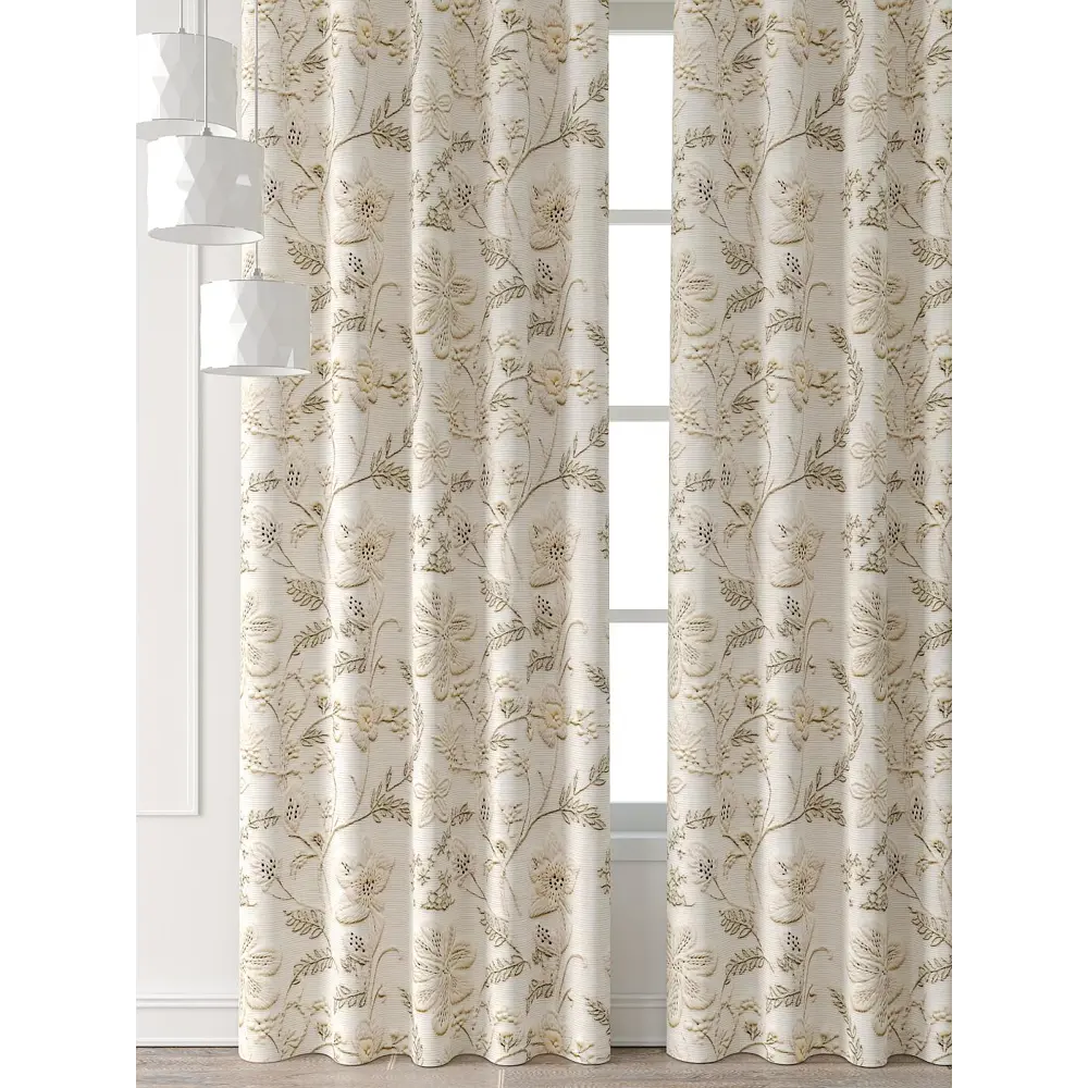 Фото 6 Комплект штор Comfy way Форнерс - 742 - 260 см CW709742260-260 на шторной ленте 260x150 см цвет бежевый Фото 6 Комплект штор Comfy way Форнерс - 742 - 260 см CW709742260-260 на шторной ленте 260x150 см цвет бежевый