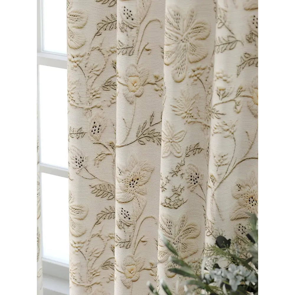 Фото 3 Комплект штор Comfy way Форнерс - 742 - 260 см CW709742260-260 на шторной ленте 260x150 см цвет бежевый Фото 3 Комплект штор Comfy way Форнерс - 742 - 260 см CW709742260-260 на шторной ленте 260x150 см цвет бежевый