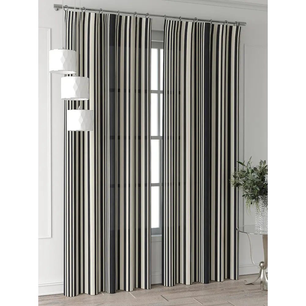 Фото 4 Комплект штор Comfy way Форнерс - 648 - 240 см CW709648240-240 на шторной ленте 240x150 см цвет бежевый