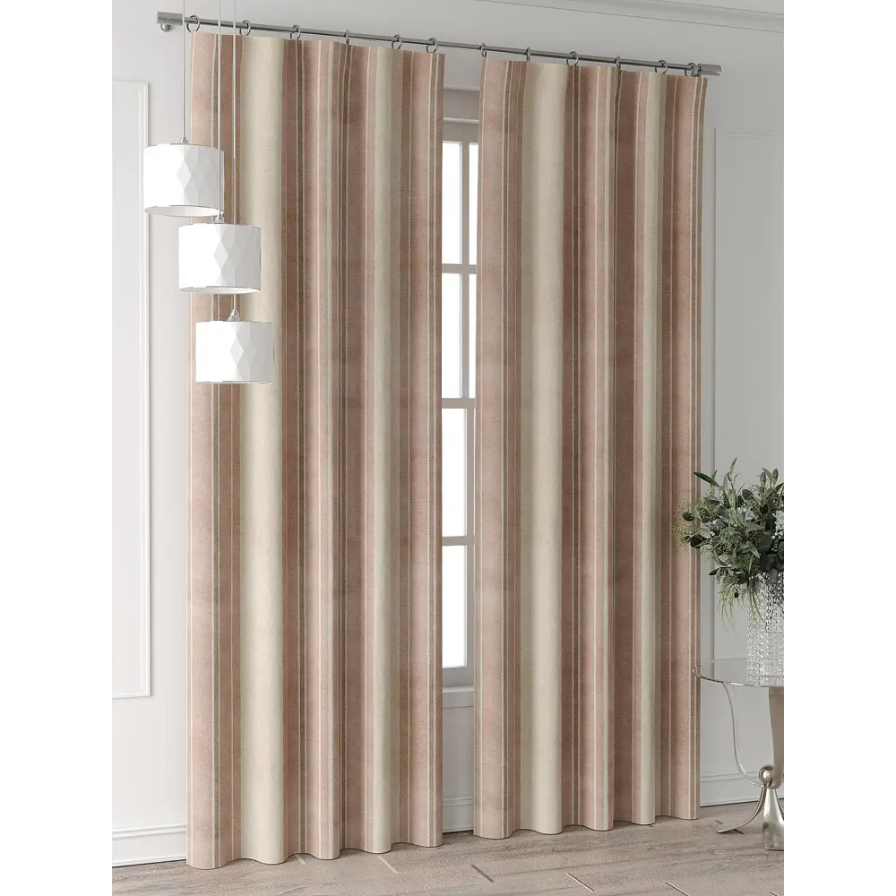 Фото 4 Комплект штор Comfy way Форнерс - 662 - 240 см CW709662240-240 на шторной ленте 240x150 см цвет бежевый Фото 4 Комплект штор Comfy way Форнерс - 662 - 240 см CW709662240-240 на шторной ленте 240x150 см цвет бежевый