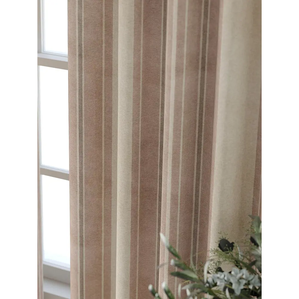 Фото 3 Комплект штор Comfy way Форнерс - 662 - 240 см CW709662240-240 на шторной ленте 240x150 см цвет бежевый Фото 3 Комплект штор Comfy way Форнерс - 662 - 240 см CW709662240-240 на шторной ленте 240x150 см цвет бежевый