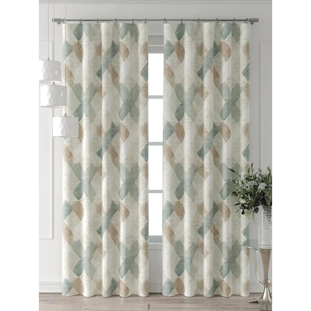 Фото 2 Комплект штор Comfy way Форнерс - 666 - 240 см CW709666240-240 на шторной ленте 240x150 см цвет бежевый Фото 2 Комплект штор Comfy way Форнерс - 666 - 240 см CW709666240-240 на шторной ленте 240x150 см цвет бежевый