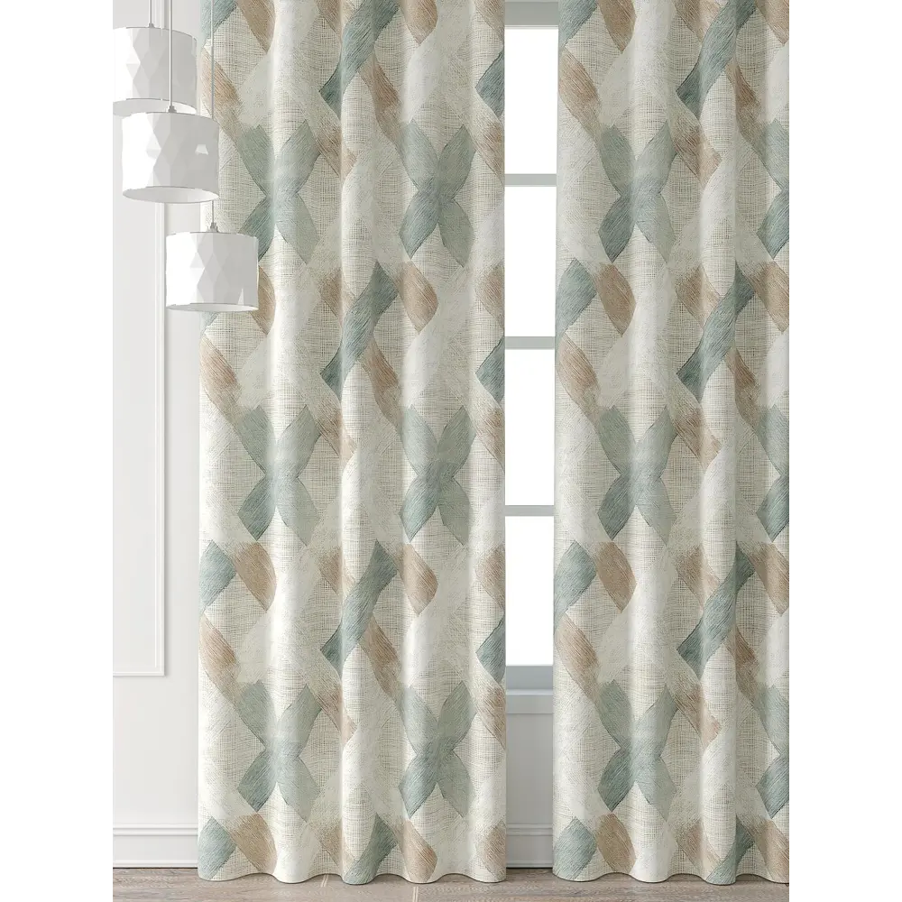 Фото 6 Комплект штор Comfy way Форнерс - 666 - 240 см CW709666240-240 на шторной ленте 240x150 см цвет бежевый Фото 6 Комплект штор Comfy way Форнерс - 666 - 240 см CW709666240-240 на шторной ленте 240x150 см цвет бежевый