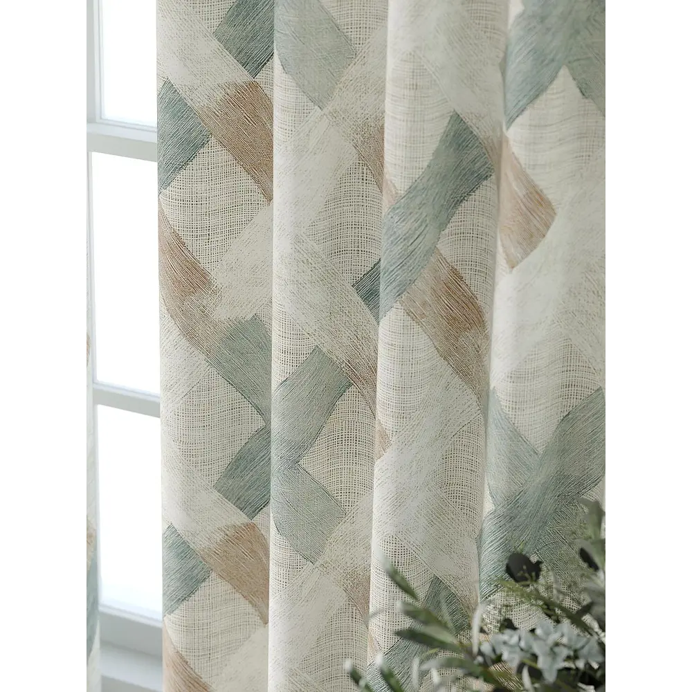 Фото 3 Комплект штор Comfy way Форнерс - 666 - 240 см CW709666240-240 на шторной ленте 240x150 см цвет бежевый Фото 3 Комплект штор Comfy way Форнерс - 666 - 240 см CW709666240-240 на шторной ленте 240x150 см цвет бежевый