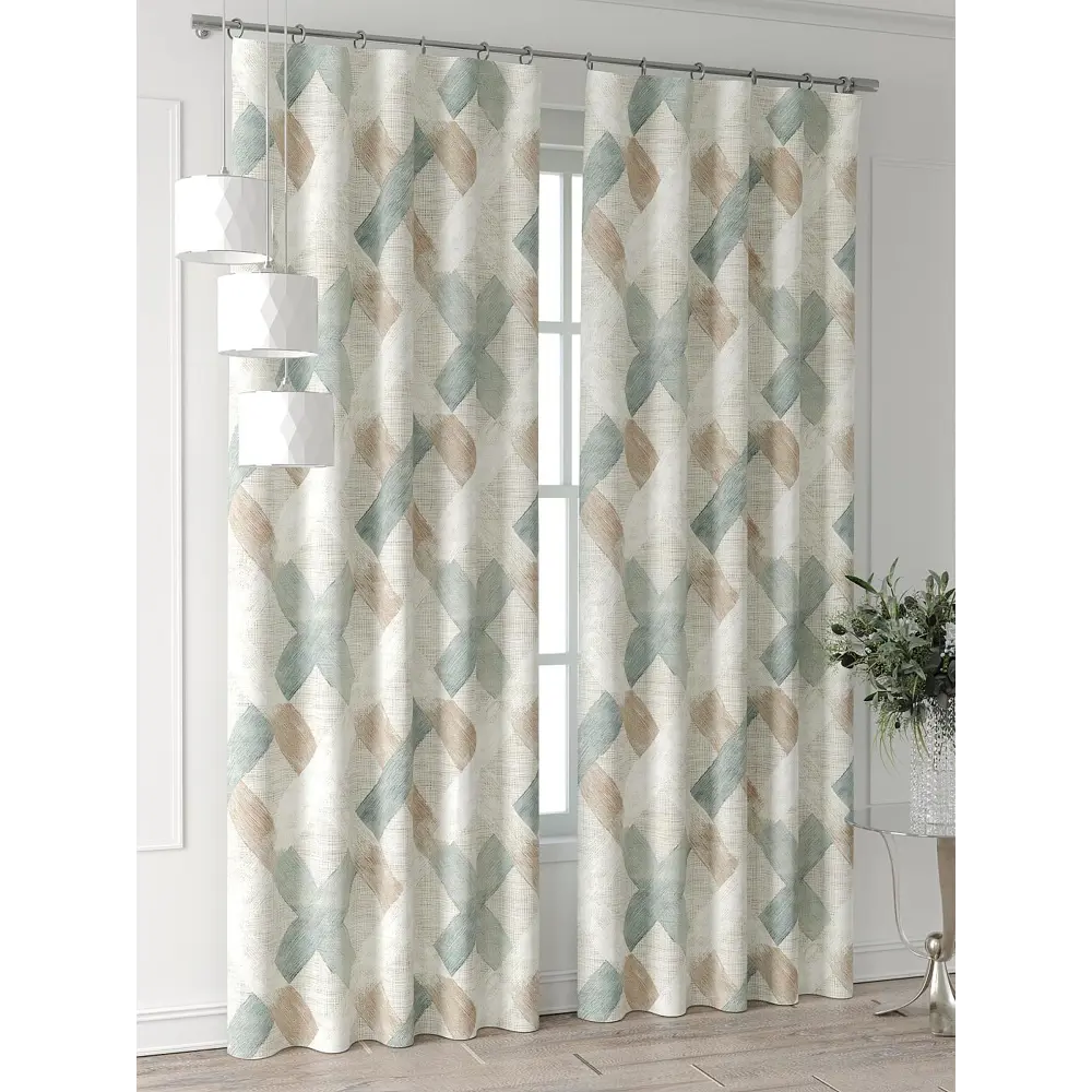 Фото 4 Комплект штор Comfy way Форнерс - 666 - 240 см CW709666240-240 на шторной ленте 240x150 см цвет бежевый Фото 4 Комплект штор Comfy way Форнерс - 666 - 240 см CW709666240-240 на шторной ленте 240x150 см цвет бежевый