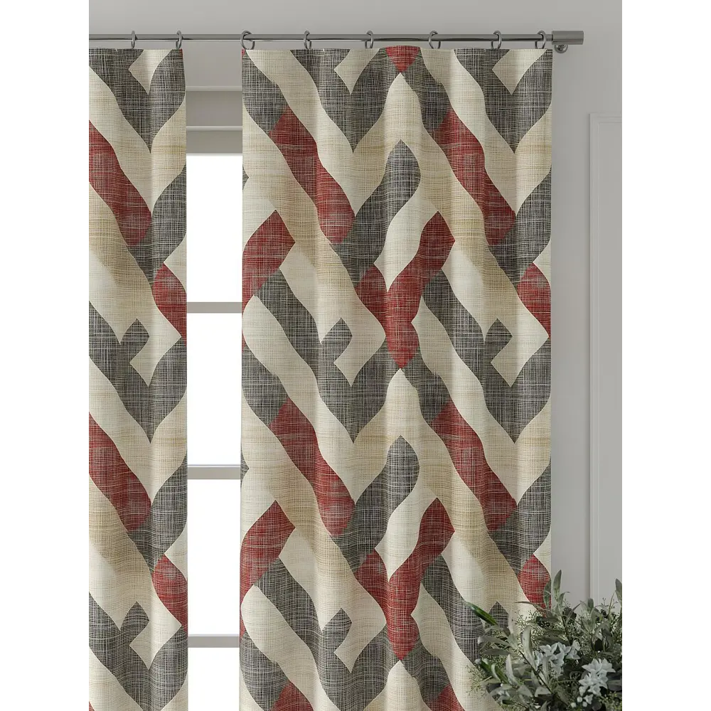 Фото 5 Комплект штор Comfy way Форнерс - 673 - 240 см CW709673240-240 на шторной ленте 240x150 см цвет бежевый Фото 5 Комплект штор Comfy way Форнерс - 673 - 240 см CW709673240-240 на шторной ленте 240x150 см цвет бежевый