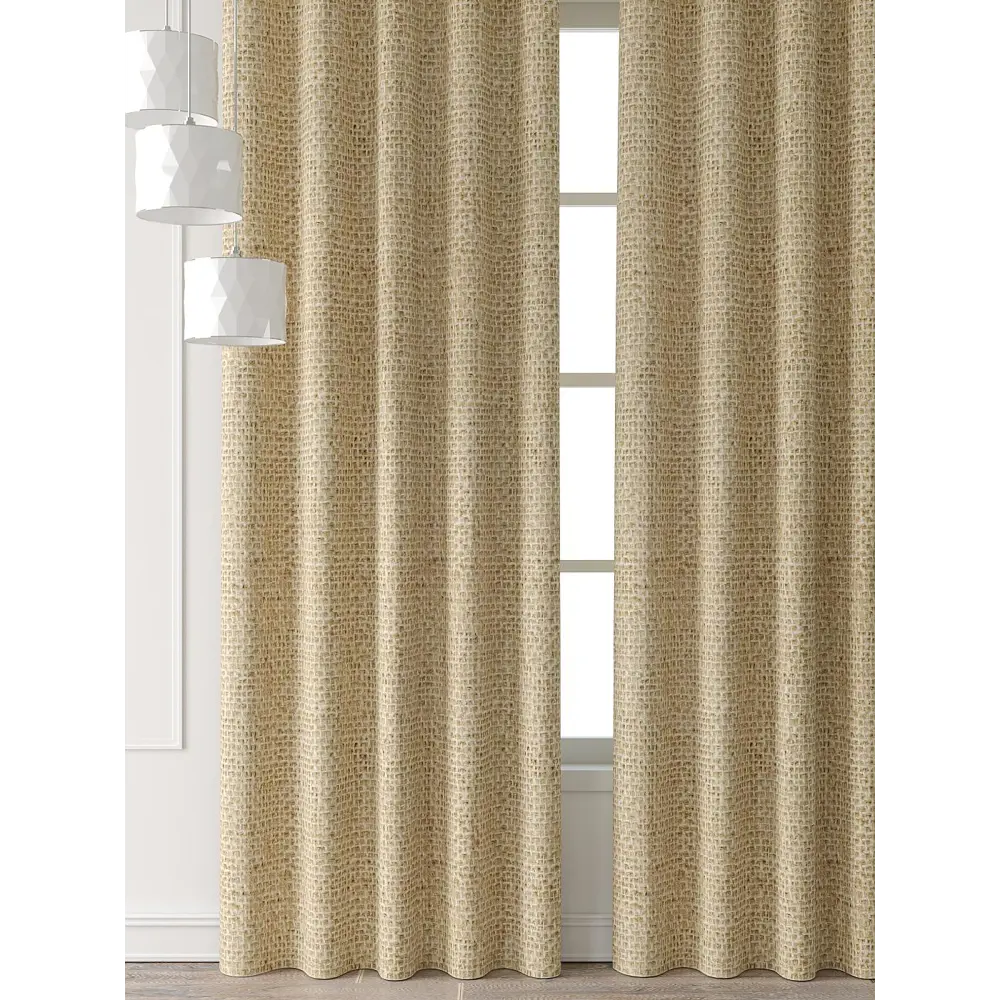 Фото 6 Комплект штор Comfy way Форнерс - 694 - 240 см CW709694240-240 на шторной ленте 240x150 см цвет бежевый Фото 6 Комплект штор Comfy way Форнерс - 694 - 240 см CW709694240-240 на шторной ленте 240x150 см цвет бежевый