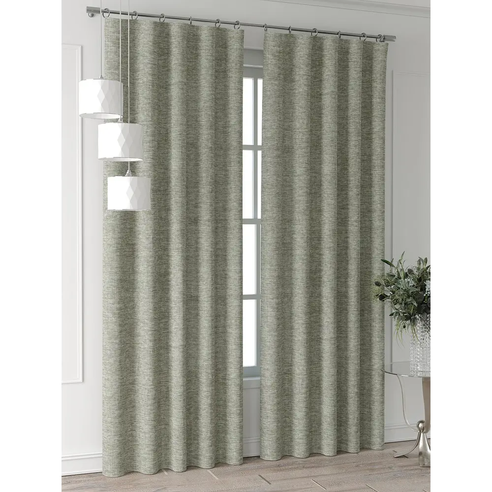 Фото 4 Комплект штор Comfy way Форнерс - 719 - 240 см CW709719240-240 на шторной ленте 240x150 см цвет бежевый