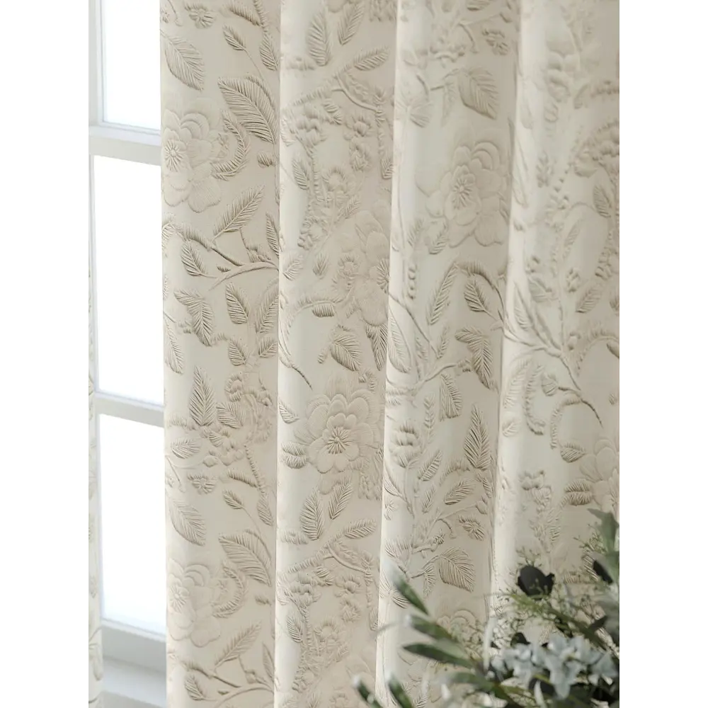 Фото 3 Комплект штор Comfy way Форнерс - 738 - 240 см CW709738240-240 на шторной ленте 240x150 см цвет бежевый Фото 3 Комплект штор Comfy way Форнерс - 738 - 240 см CW709738240-240 на шторной ленте 240x150 см цвет бежевый