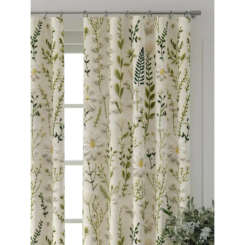 Фото 5 Комплект штор Comfy way Форнерс - 739 - 240 см CW709739240-240 на шторной ленте 240x150 см цвет бежевый Фото 5 Комплект штор Comfy way Форнерс - 739 - 240 см CW709739240-240 на шторной ленте 240x150 см цвет бежевый