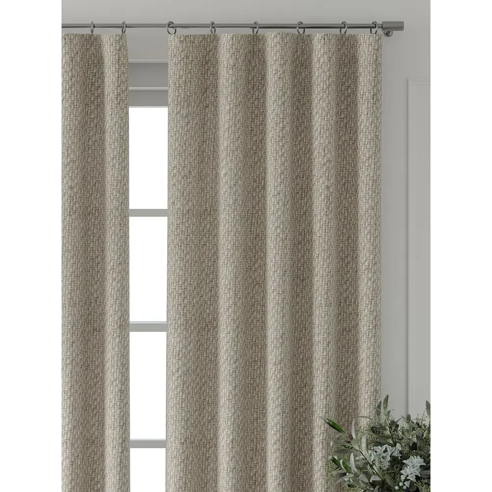 Фото 5 Комплект штор Comfy way Форнерс - 685 - 260 см CW709685260-260 на шторной ленте 260x150 см цвет бежевый