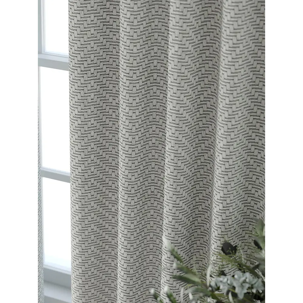 Фото 3 Комплект штор Comfy way Форнерс - 687 - 260 см CW709687260-260 на шторной ленте 260x150 см цвет серый