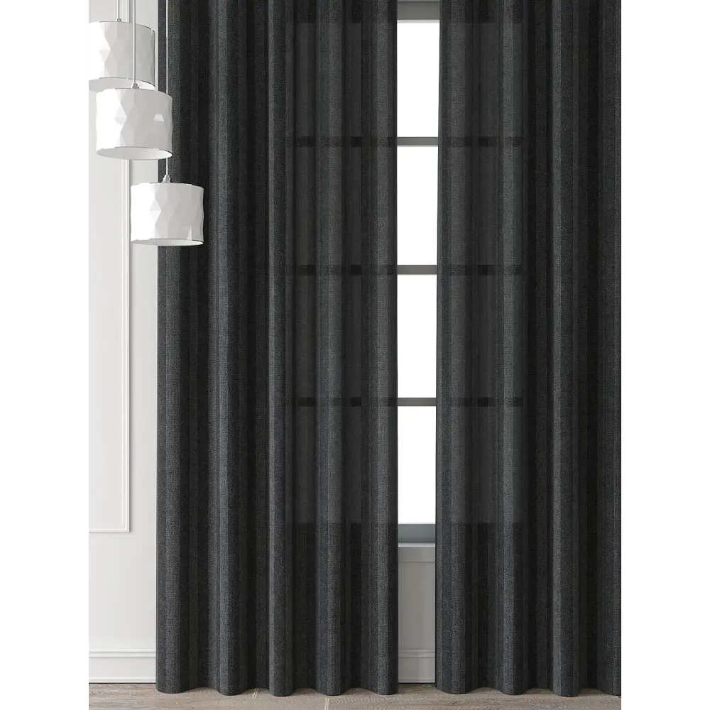 Фото 6 Комплект штор Comfy way Форнерс - 695 - 260 см CW709695260-260 на шторной ленте 260x150 см цвет серый