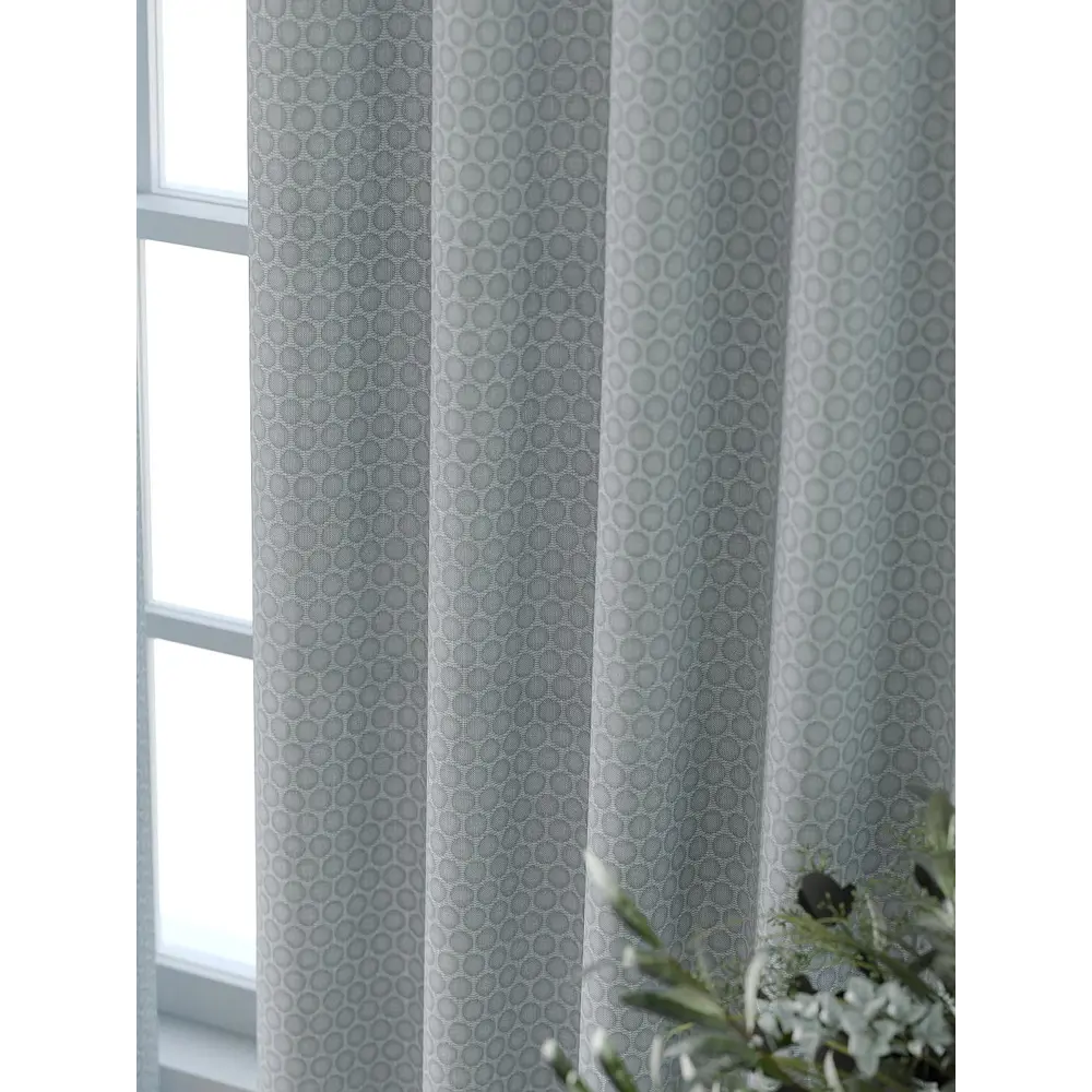 Фото 3 Комплект штор Comfy way Форнерс - 702 - 260 см CW709702260-260 на шторной ленте 260x150 см цвет голубой