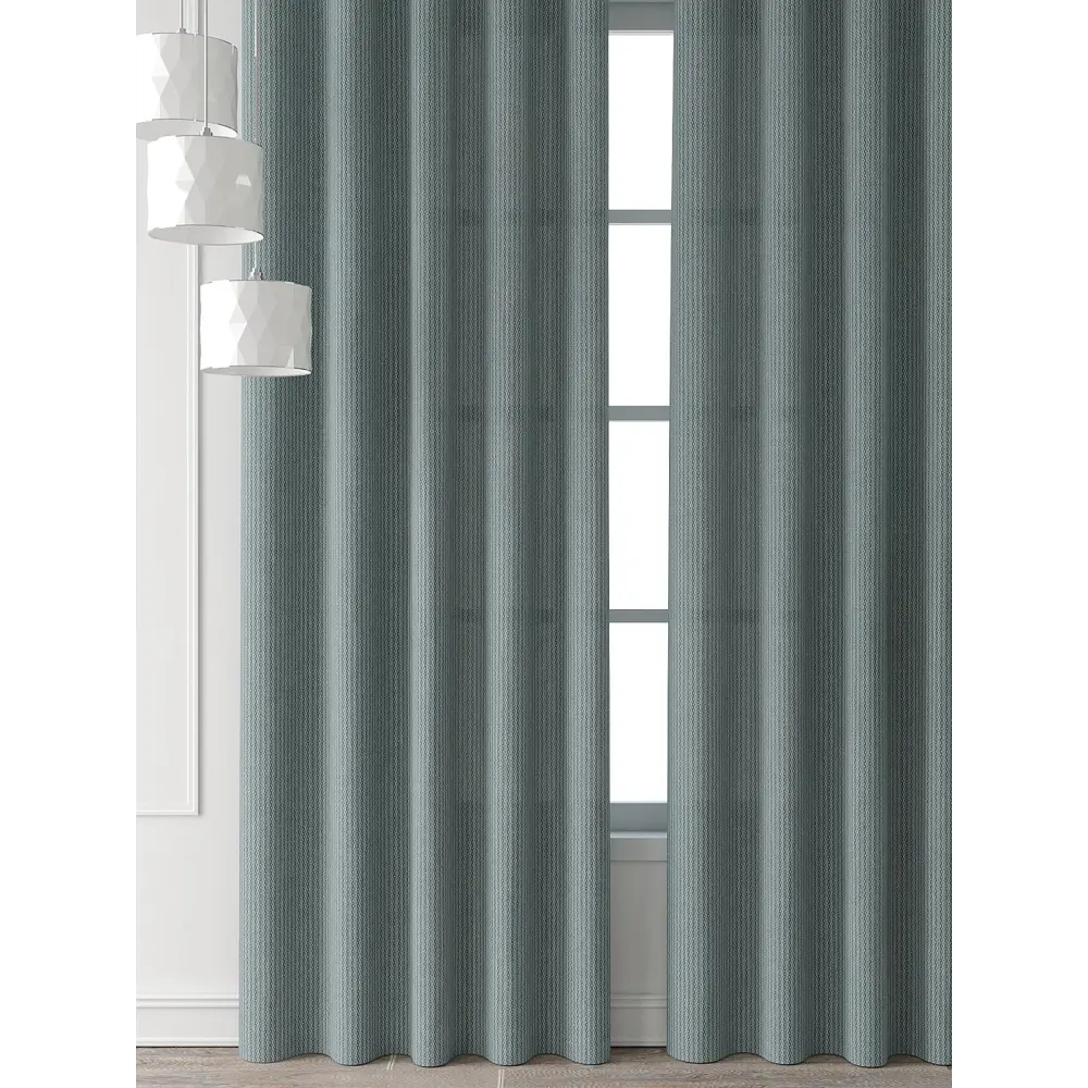 Фото 6 Комплект штор Comfy way Форнерс - 705 - 260 см CW709705260-260 на шторной ленте 260x150 см цвет голубой Фото 6 Комплект штор Comfy way Форнерс - 705 - 260 см CW709705260-260 на шторной ленте 260x150 см цвет голубой