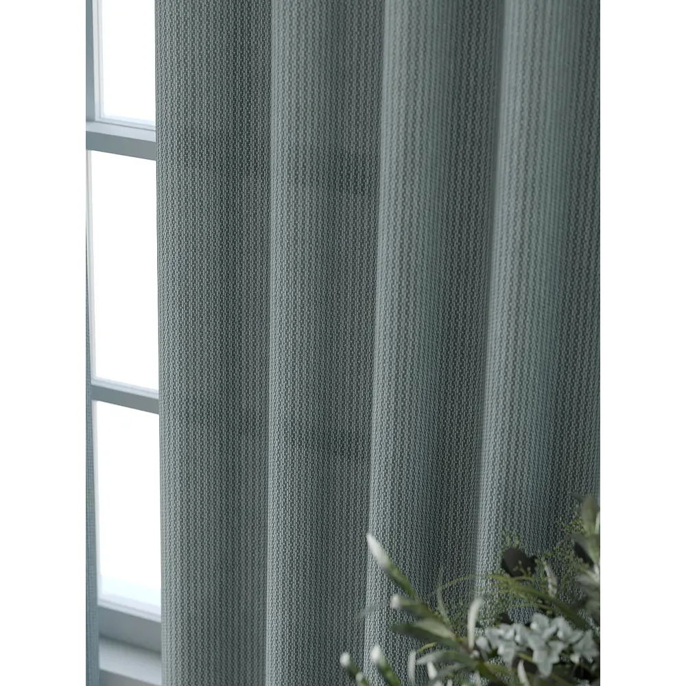 Фото 3 Комплект штор Comfy way Форнерс - 705 - 260 см CW709705260-260 на шторной ленте 260x150 см цвет голубой Фото 3 Комплект штор Comfy way Форнерс - 705 - 260 см CW709705260-260 на шторной ленте 260x150 см цвет голубой