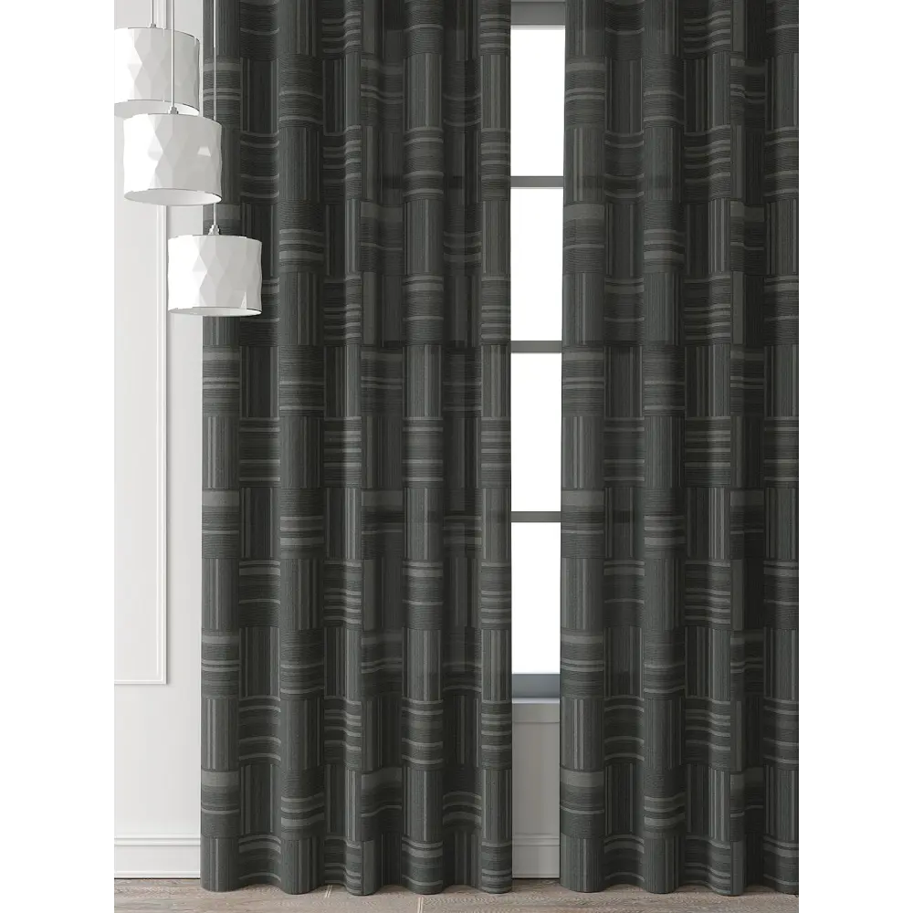 Фото 6 Комплект штор Comfy way Форнерс - 639 - 240 см CW709639240-240 на шторной ленте 240x150 см цвет серый