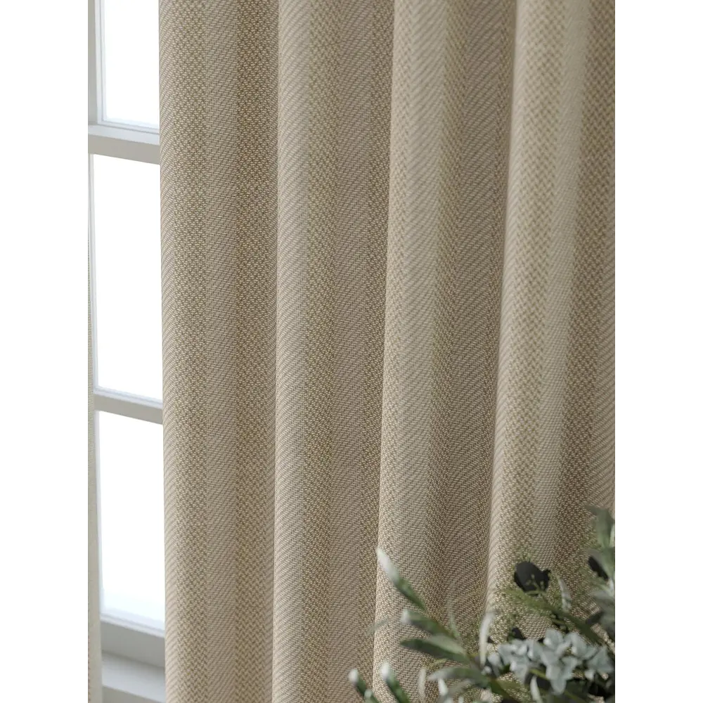 Фото 3 Комплект штор Comfy way Форнерс - 661 - 240 см CW709661240-240 на шторной ленте 240x150 см цвет бежевый