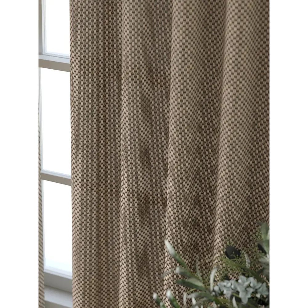 Фото 3 Комплект штор Comfy way Форнерс - 686 - 240 см CW709686240-240 на шторной ленте 240x150 см цвет бежевый