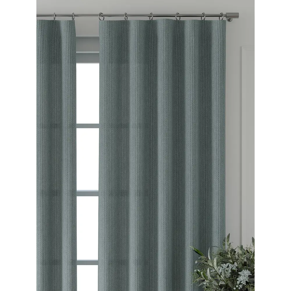 Фото 5 Комплект штор Comfy way Форнерс - 705 - 240 см CW709705240-240 на шторной ленте 240x150 см цвет зеленый Фото 5 Комплект штор Comfy way Форнерс - 705 - 240 см CW709705240-240 на шторной ленте 240x150 см цвет зеленый