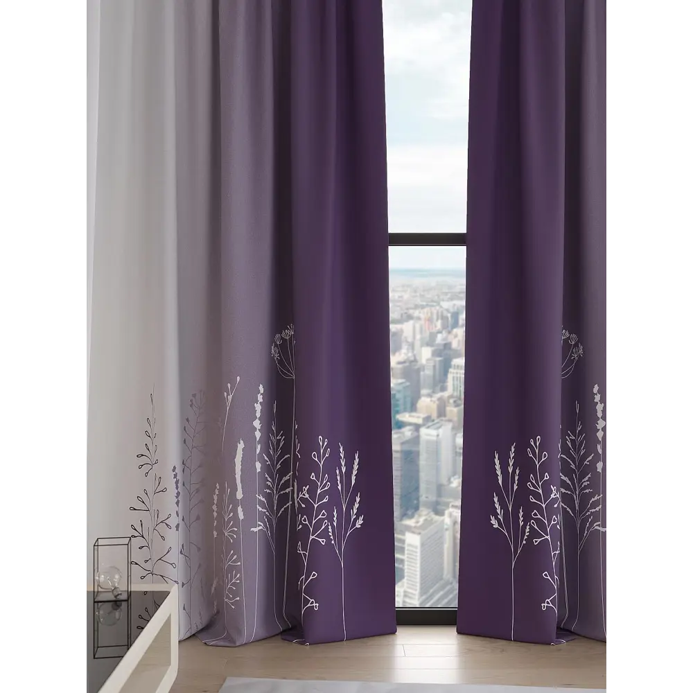 Фото 3 Комплект штор Comfy way Аргинта - 230 CW906181230 на шторной ленте 230x150 см цвет белый
