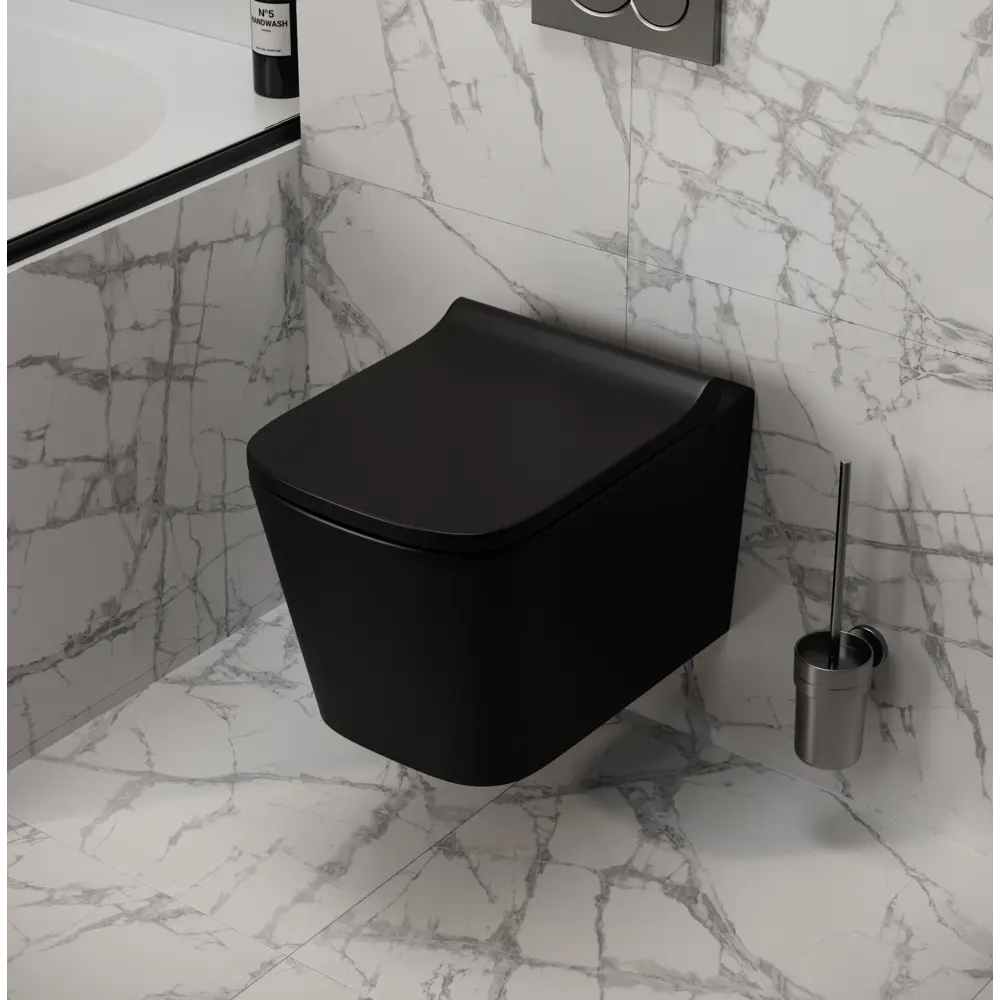 Фото 11 Комплект инсталляция и унитаз 3 в 1 инсталляция Geberit Duofix унитаз подвесной Binario BL EN4180225 и кнопка черная матовая Фото 11 Комплект инсталляция и унитаз 3 в 1 инсталляция Geberit Duofix унитаз подвесной Binario BL EN4180225 и кнопка черная матовая