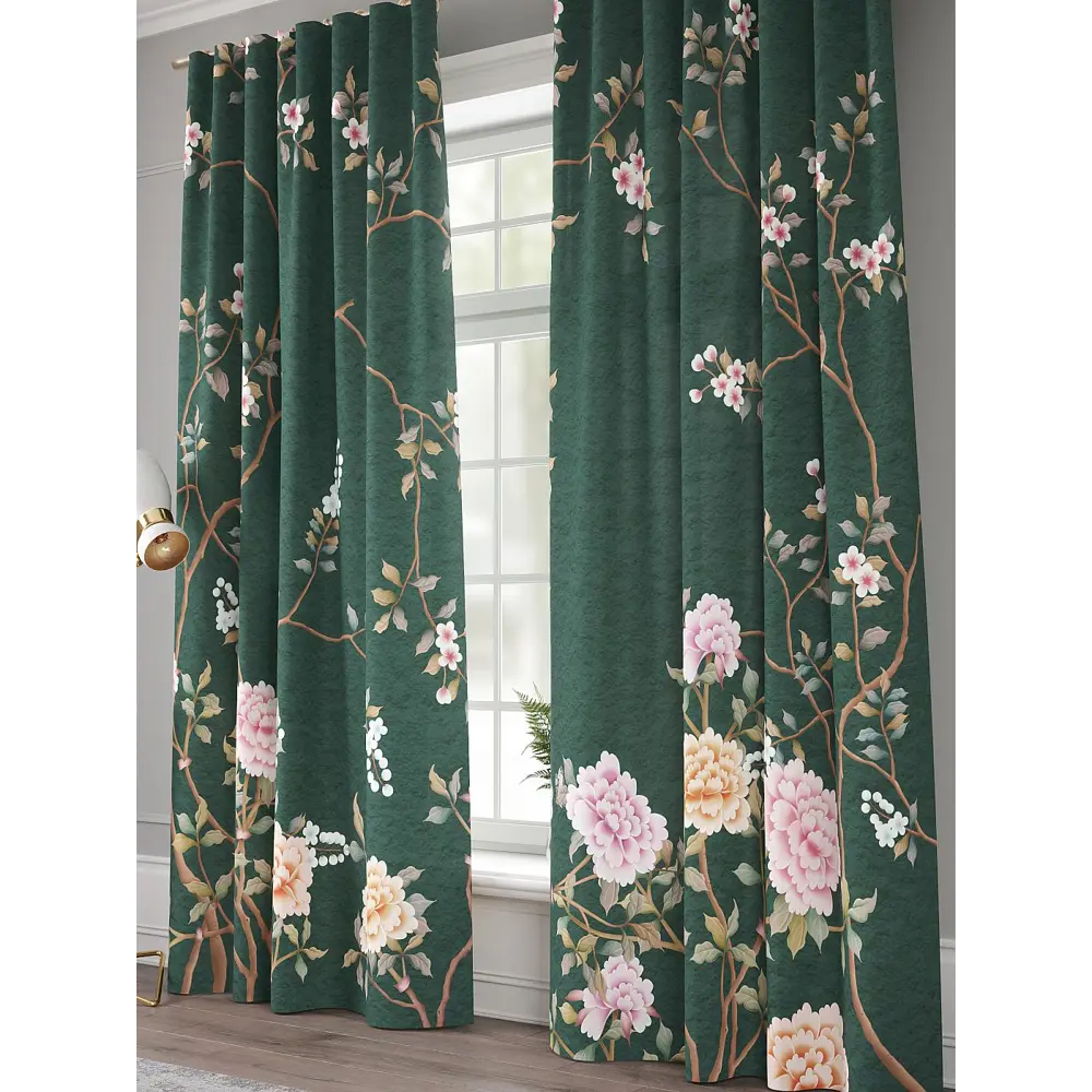 Фото 4 Комплект штор Comfy way Алийса - 250 CW941213250 на шторной ленте 250x150 см цвет зеленый Фото 4 Комплект штор Comfy way Алийса - 250 CW941213250 на шторной ленте 250x150 см цвет зеленый