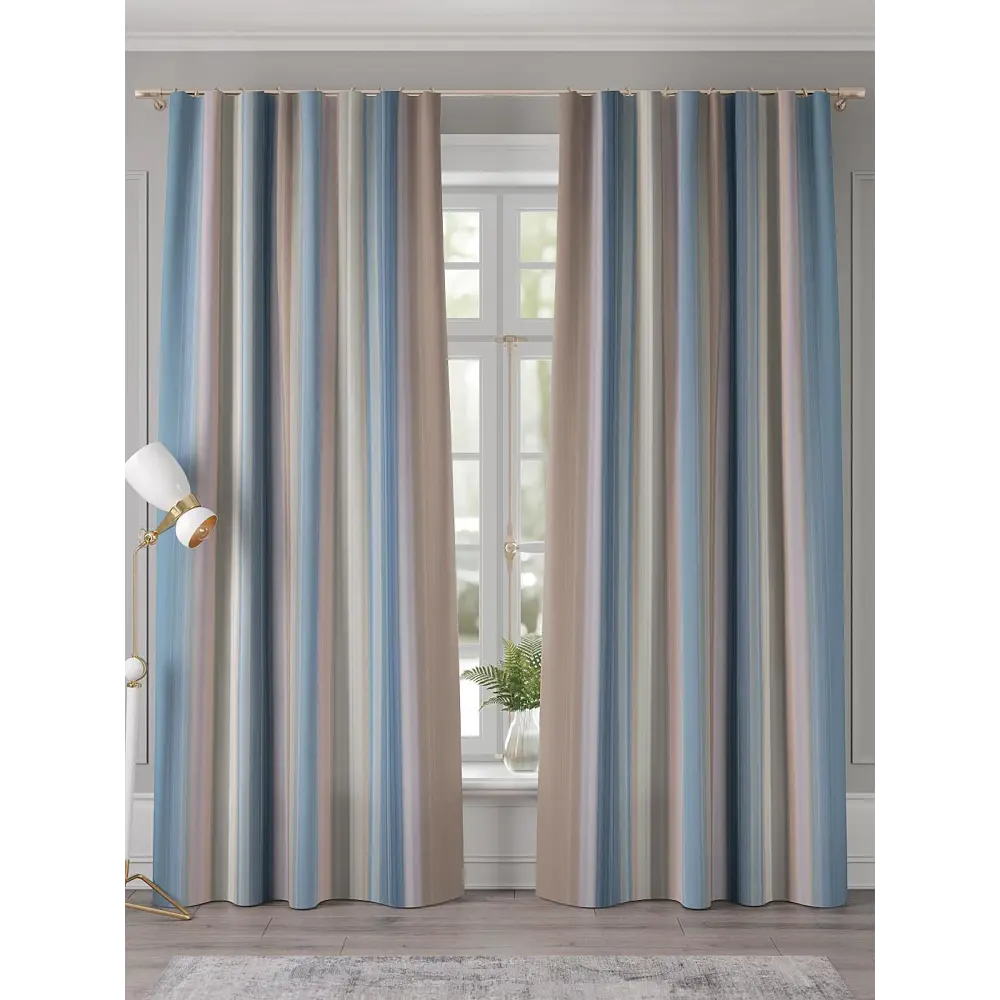 Фото 3 Комплект штор Comfy way Ингол - 240 CW941217240 на шторной ленте 240x150 см цвет бежевый Фото 3 Комплект штор Comfy way Ингол - 240 CW941217240 на шторной ленте 240x150 см цвет бежевый