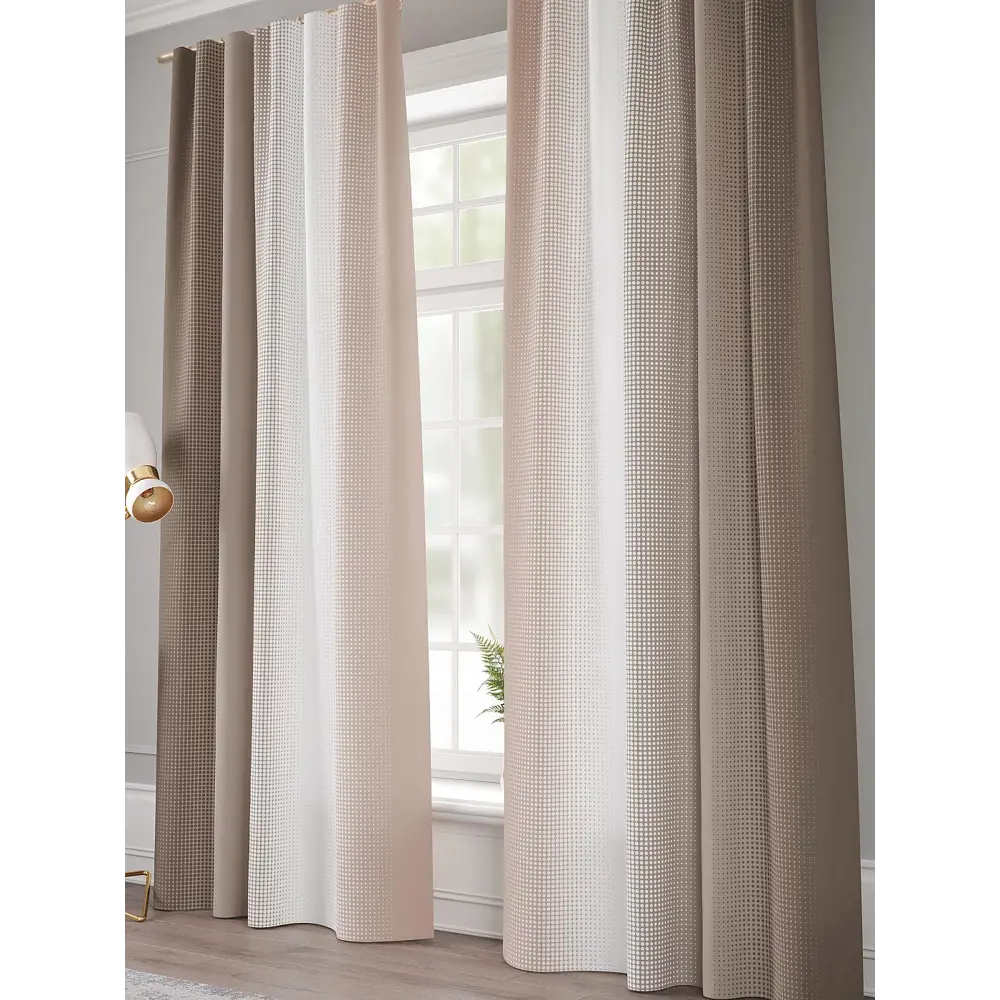 Фото 4 Комплект штор Comfy way Кебмос - 250 CW941273250 на шторной ленте 250x150 см цвет бежевый Фото 4 Комплект штор Comfy way Кебмос - 250 CW941273250 на шторной ленте 250x150 см цвет бежевый