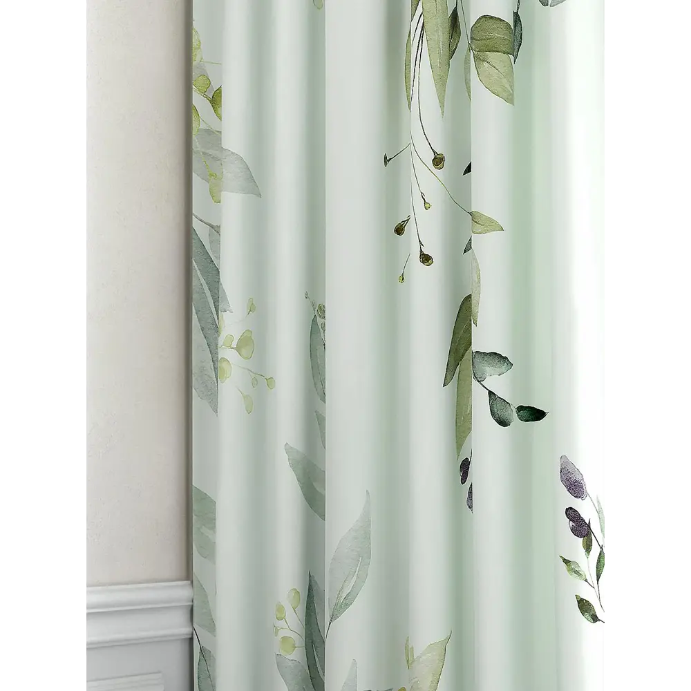 Фото 2 Комплект штор Comfy way Роминрас - 230 CW943226230 на шторной ленте 230x150 см цвет белый Фото 2 Комплект штор Comfy way Роминрас - 230 CW943226230 на шторной ленте 230x150 см цвет белый