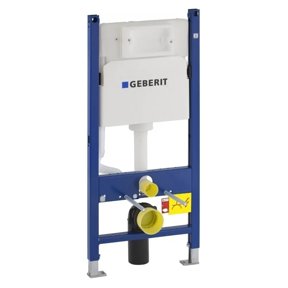 Фото 4 Комплект инсталляция и унитаз 3 в 1 инсталляция Geberit Duofix унитаз Enio Cento BL EN4280035 и кнопка белая