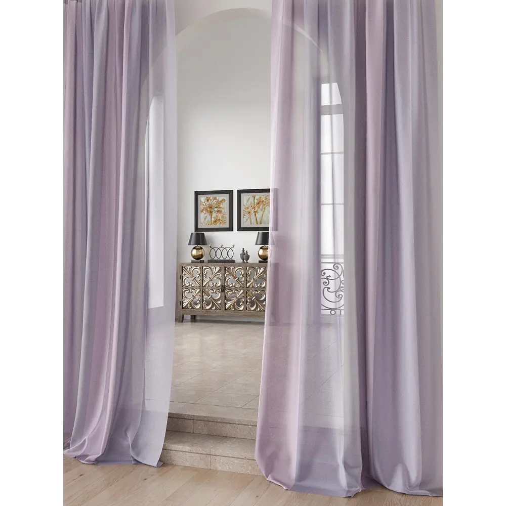 Фото 3 Тюль Comfy way Лоуна - 91 - 260 CW754091260 на шторной ленте 260x150 см цвет серый