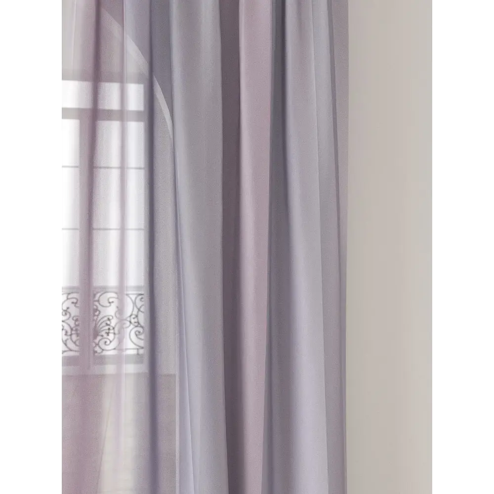 Фото 4 Тюль Comfy way Лоуна - 91 - 250 CW754091250 на шторной ленте 250x150 см цвет серый