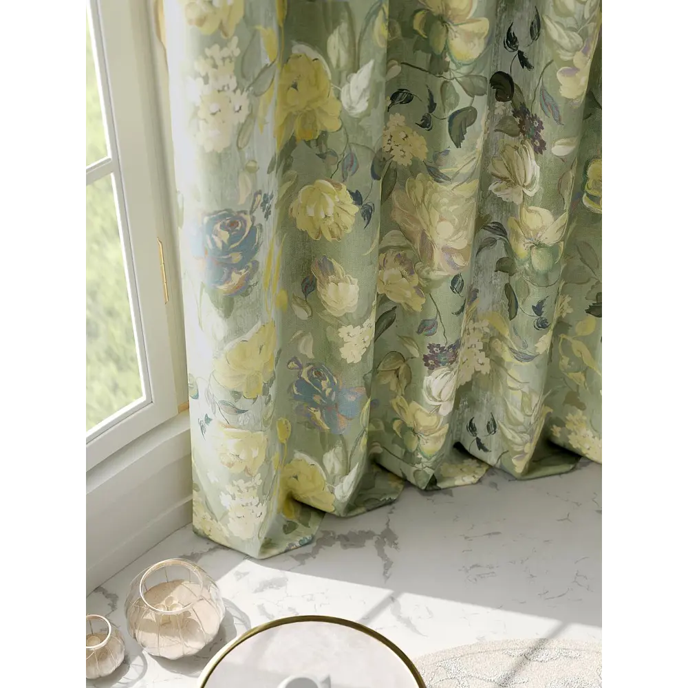 Фото 4 Комплект штор Comfy way Релинтар - 240 CW904048240 на шторной ленте 240x150 см цвет зеленый Фото 4 Комплект штор Comfy way Релинтар - 240 CW904048240 на шторной ленте 240x150 см цвет зеленый