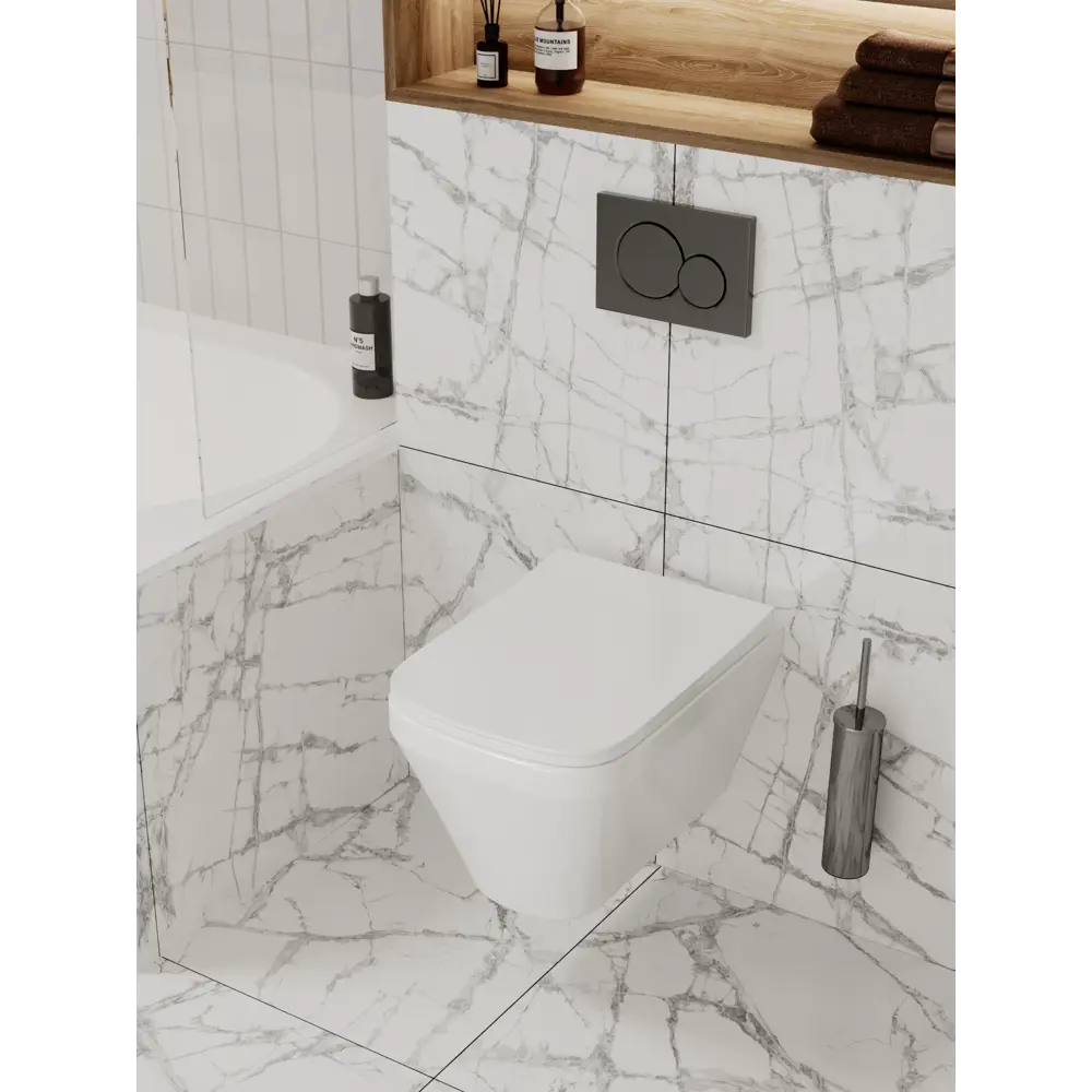 Фото 11 Комплект инсталляция и унитаз 3 в 1 инсталляция Tece Loop K440920 унитаз Enio Vicino EN9170544 и кнопка белая Фото 11 Комплект инсталляция и унитаз 3 в 1 инсталляция Tece Loop K440920 унитаз Enio Vicino EN9170544 и кнопка белая