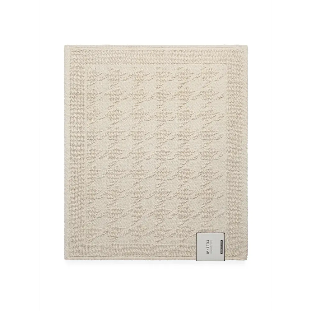 Фото 3 Коврик для ванной комнаты DENASTIA M111356 60x50см цвет белый