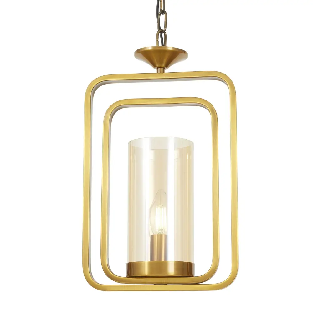 Фото 2 Светильник подвесной Lumina deco Benton Ldp 1236-1 md+ab 1 лампа 3 м² цвет золотой/янтарный Фото 2 Светильник подвесной Lumina deco Benton Ldp 1236-1 md+ab 1 лампа 3 м² цвет золотой/янтарный