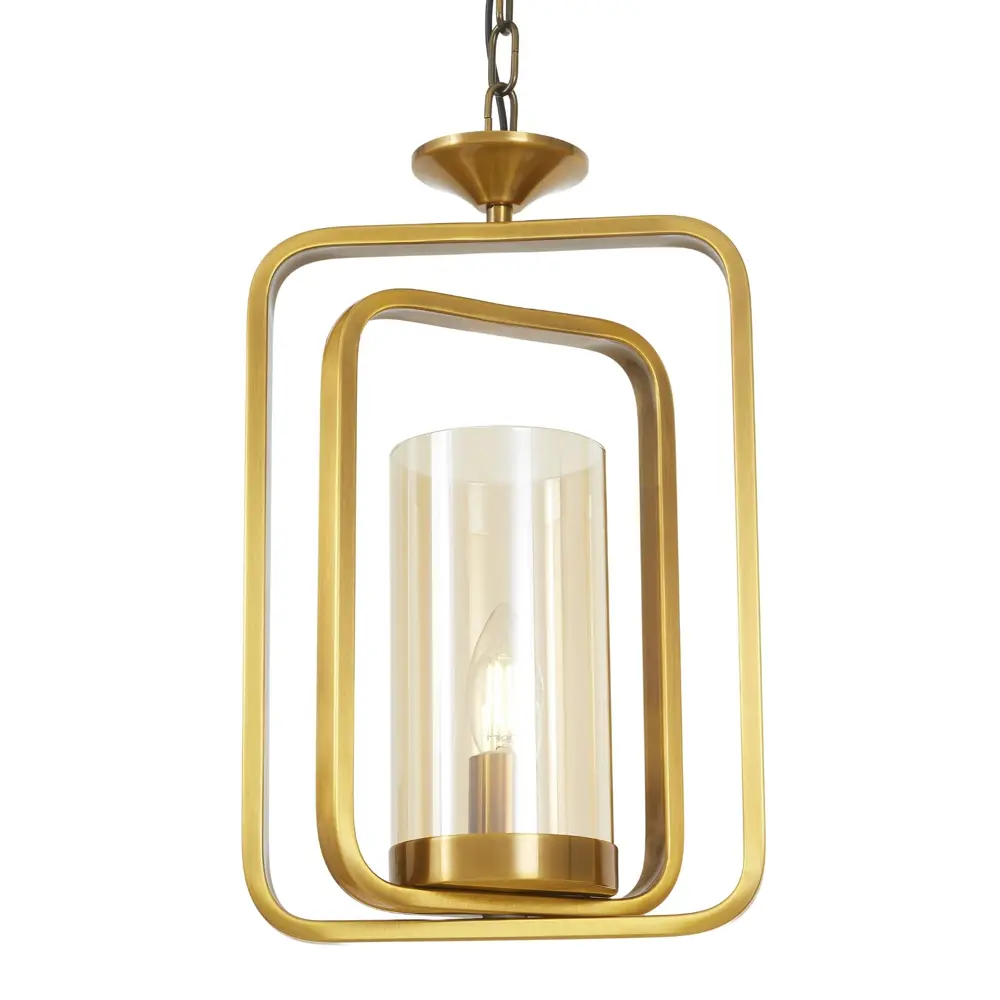 Фото 5 Светильник подвесной Lumina deco Benton Ldp 1236-1 md+ab 1 лампа 3 м² цвет золотой/янтарный Фото 5 Светильник подвесной Lumina deco Benton Ldp 1236-1 md+ab 1 лампа 3 м² цвет золотой/янтарный