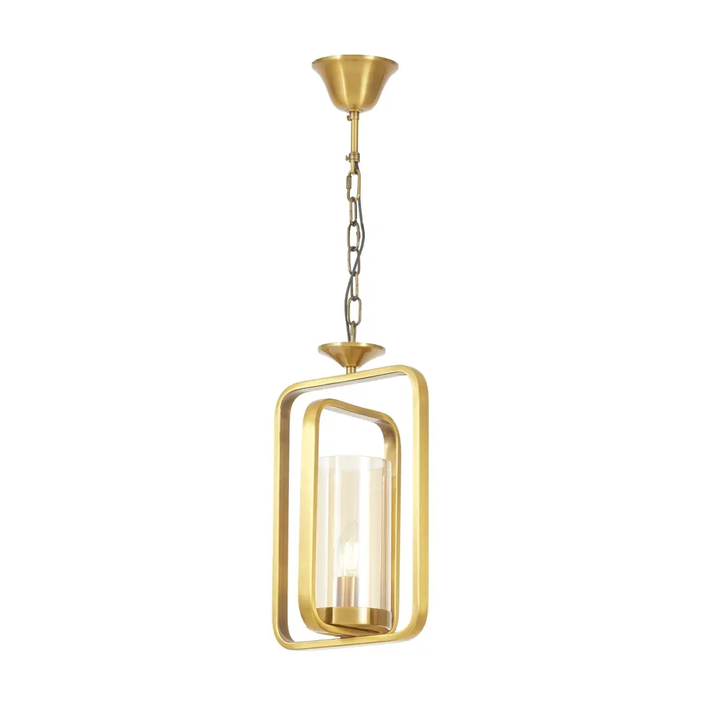 Фото 3 Светильник подвесной Lumina deco Benton Ldp 1236-1 md+ab 1 лампа 3 м² цвет золотой/янтарный Фото 3 Светильник подвесной Lumina deco Benton Ldp 1236-1 md+ab 1 лампа 3 м² цвет золотой/янтарный