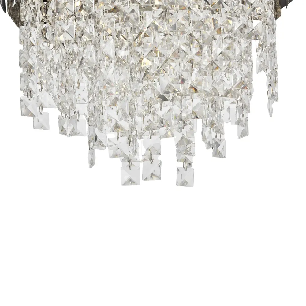 Фото 4 Светильник подвесной Lumina deco Kruvia Ldp 7045-400 bk+chr 4 лампы 7 м² цвет прозрачный/черный Фото 4 Светильник подвесной Lumina deco Kruvia Ldp 7045-400 bk+chr 4 лампы 7 м² цвет прозрачный/черный
