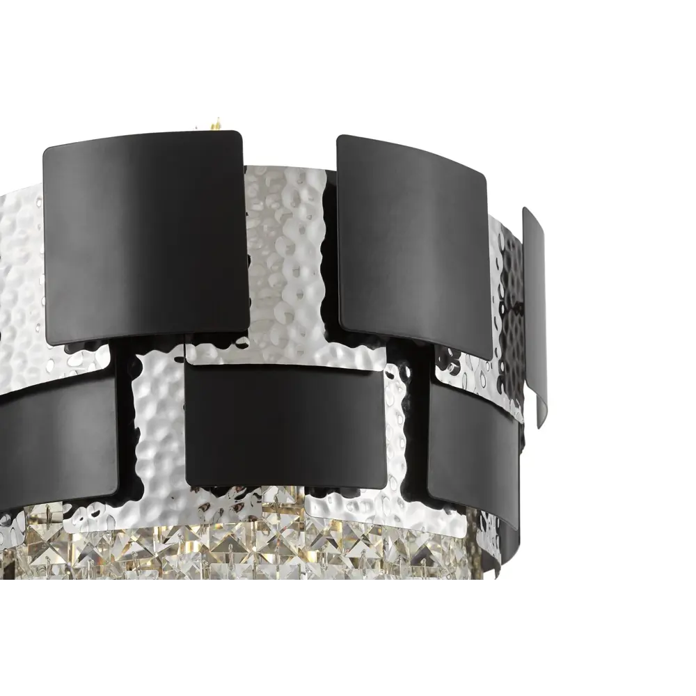 Фото 2 Светильник подвесной Lumina deco Kruvia Ldp 7045-400 bk+chr 4 лампы 7 м² цвет прозрачный/черный Фото 2 Светильник подвесной Lumina deco Kruvia Ldp 7045-400 bk+chr 4 лампы 7 м² цвет прозрачный/черный