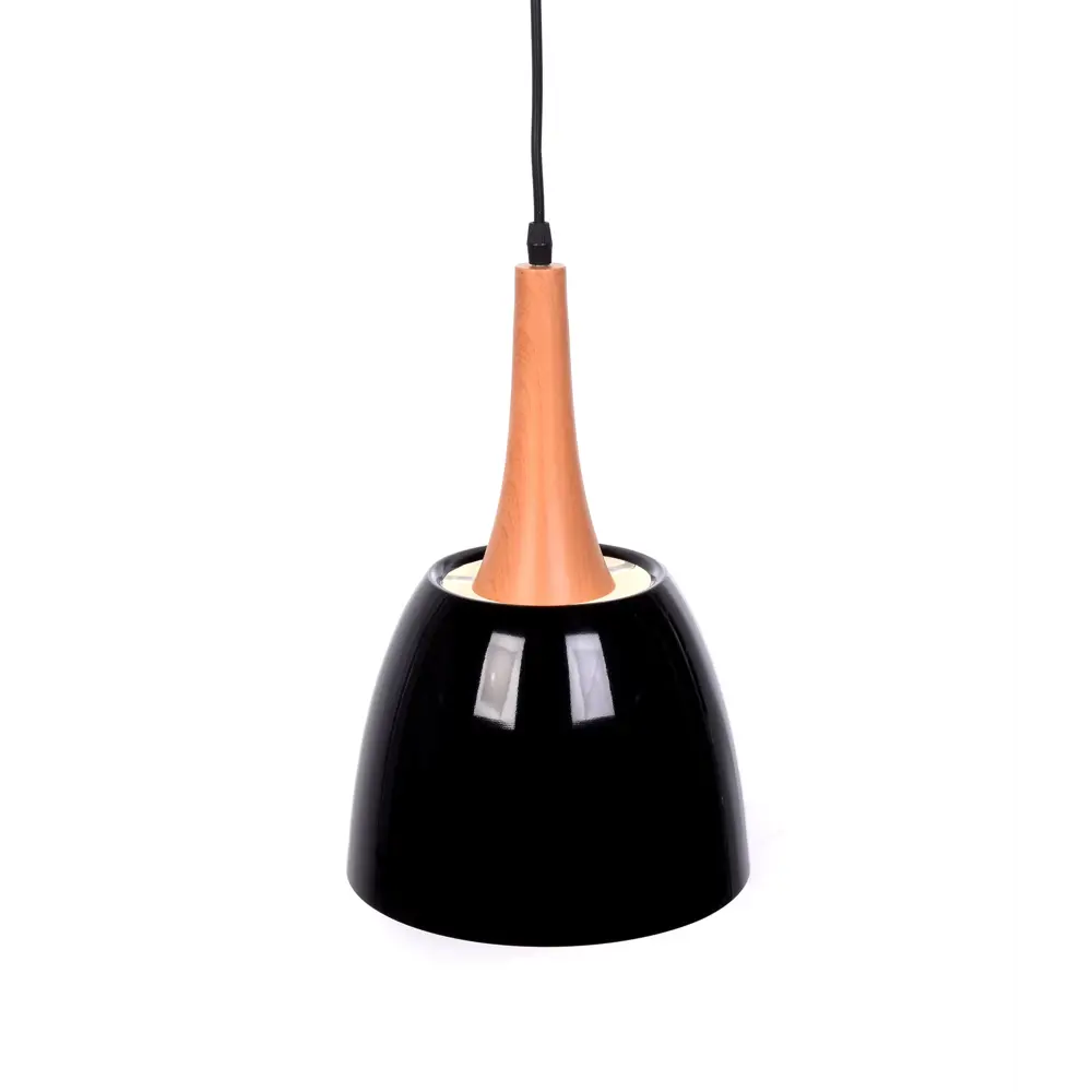 Фото 4 Светильник подвесной LUMINA DECO Derby LDP 7901 BK 1 лампа 3 м² цвет черный Фото 4 Светильник подвесной LUMINA DECO Derby LDP 7901 BK 1 лампа 3 м² цвет черный