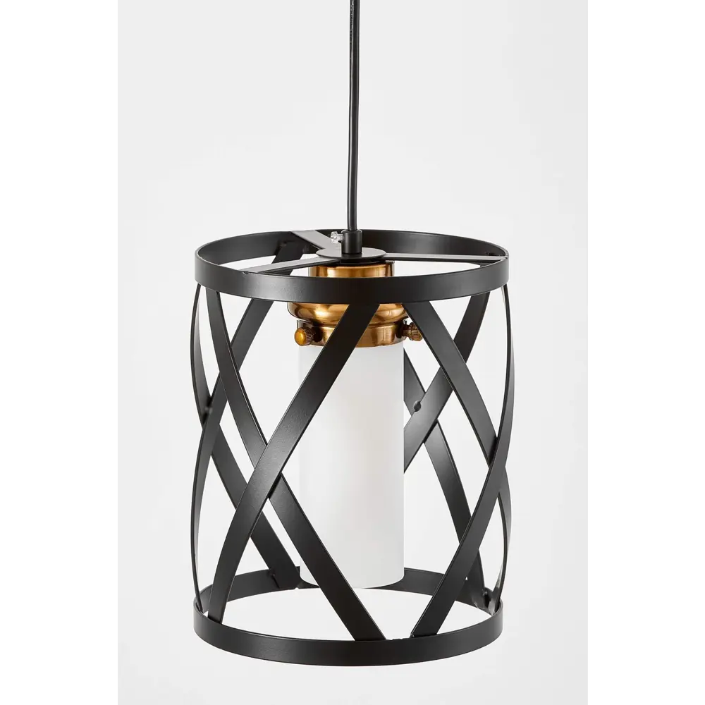 Фото 4 Светильник подвесной Lumina deco Astila Ldp 1242-1 bk+md 1 лампа 2 м² цвет белый/черный Фото 4 Светильник подвесной Lumina deco Astila Ldp 1242-1 bk+md 1 лампа 2 м² цвет белый/черный