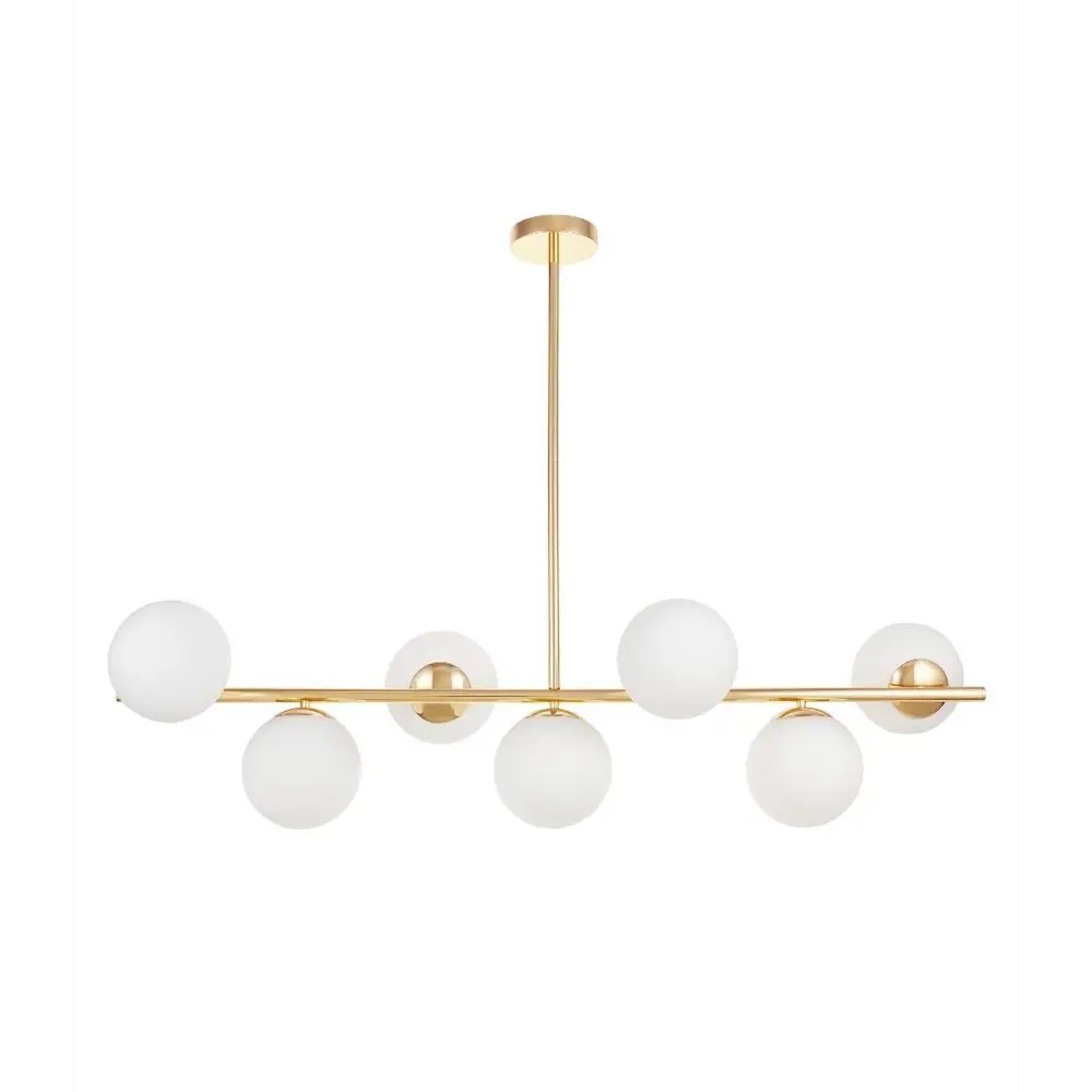 Фото 3 Люстра подвесная LUMINA DECO Fredica LDP 6030-7 GD 7 ламп 21 м² цвет золото Фото 3 Люстра подвесная LUMINA DECO Fredica LDP 6030-7 GD 7 ламп 21 м² цвет золото