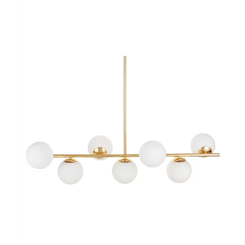 Фото 2 Люстра подвесная LUMINA DECO Fredica LDP 6030-7 GD 7 ламп 21 м² цвет золото Фото 2 Люстра подвесная LUMINA DECO Fredica LDP 6030-7 GD 7 ламп 21 м² цвет золото