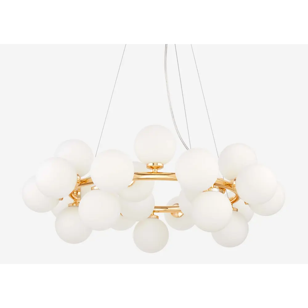 Фото 10 Люстра подвесная Lumina deco Marsiada Ldp 6033-25 fgd 25 ламп 33 м² цвет белый/розовое золото Фото 10 Люстра подвесная Lumina deco Marsiada Ldp 6033-25 fgd 25 ламп 33 м² цвет белый/розовое золото