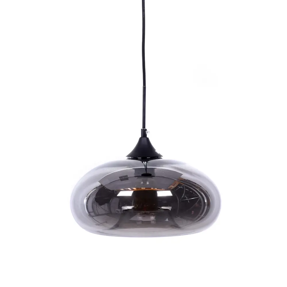 Фото 8 Светильник подвесной LUMINA DECO Brosso LDP 6810 GY 1 лампа 3 м² цвет дымно-серый