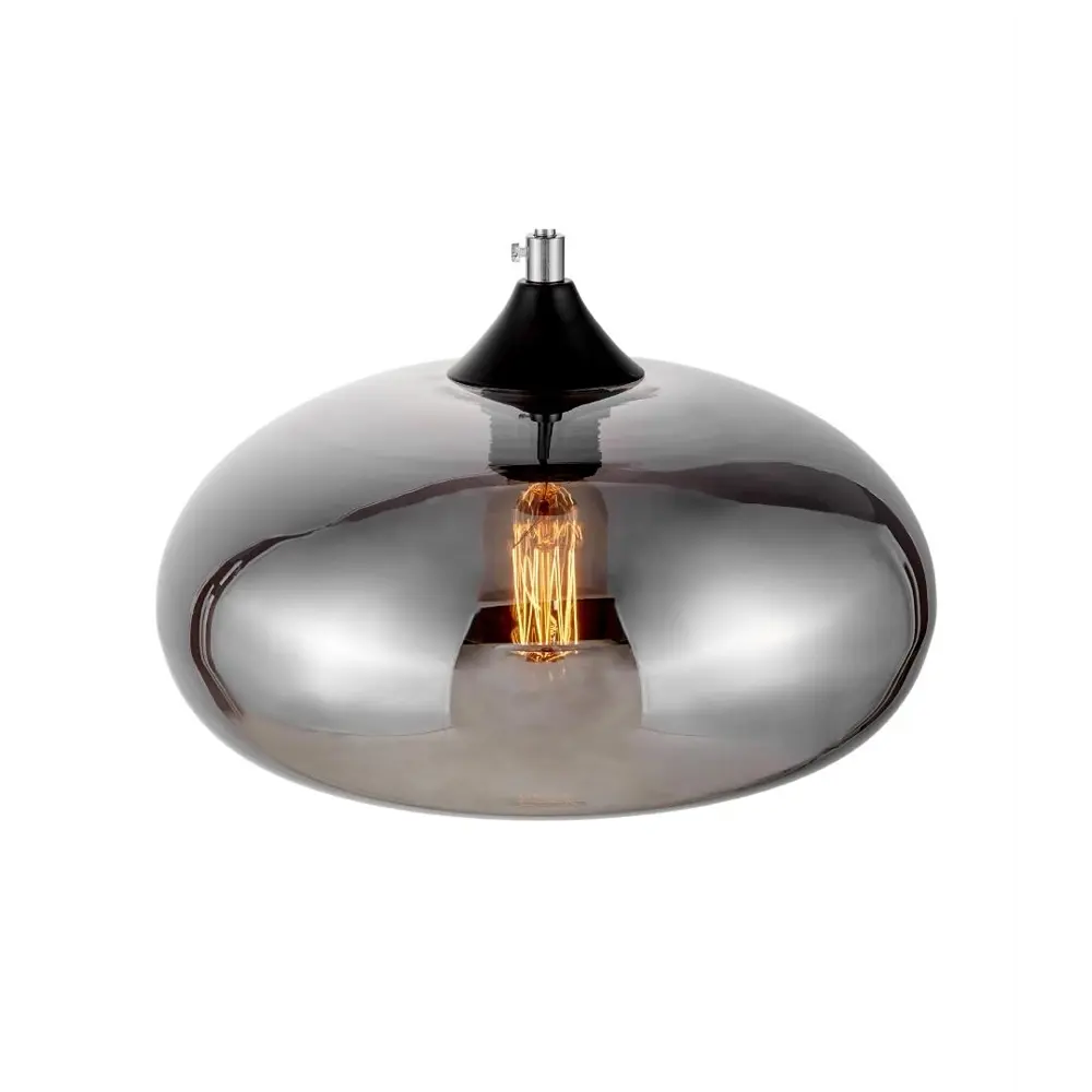 Фото 4 Светильник подвесной LUMINA DECO Brosso LDP 6810 GY 1 лампа 3 м² цвет дымно-серый