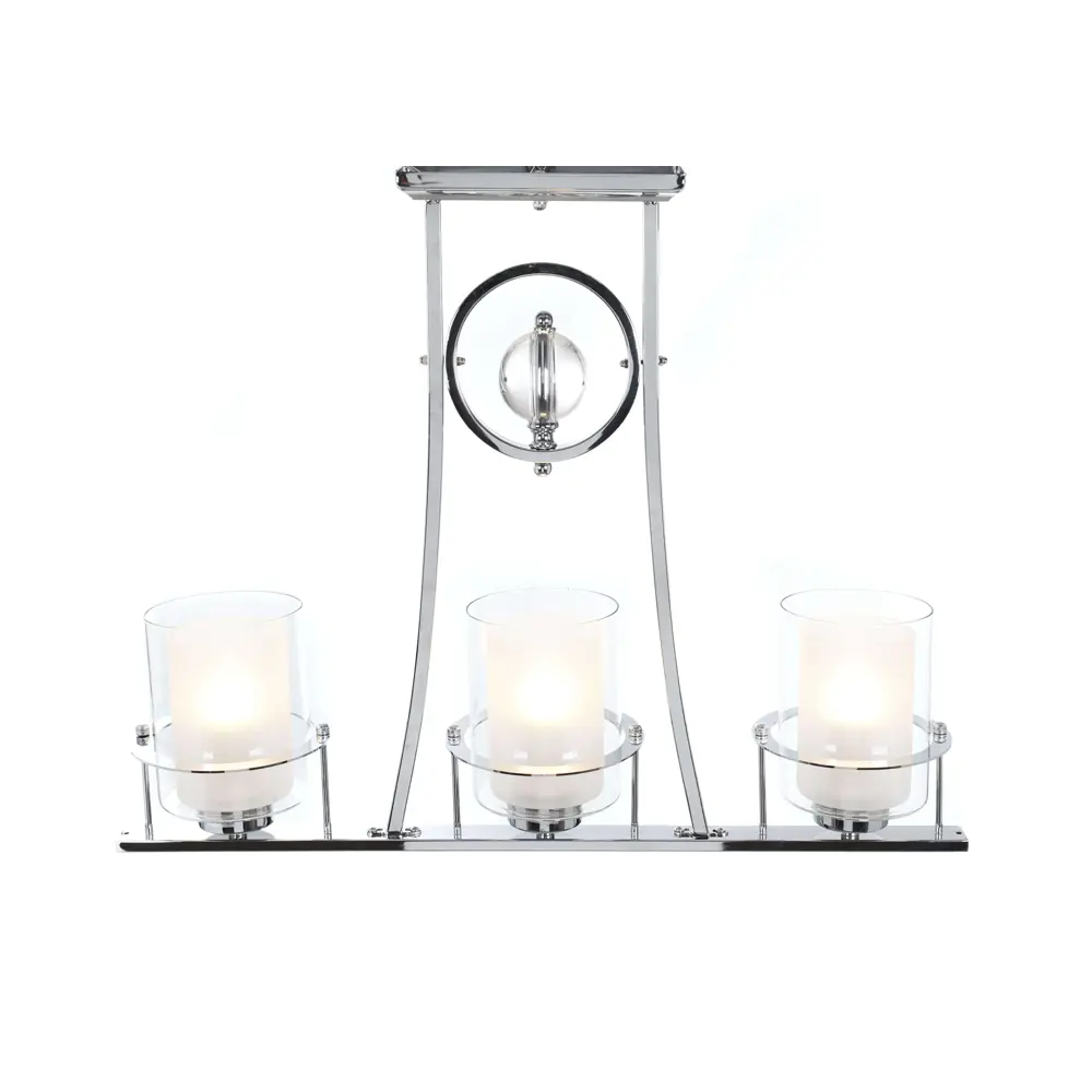Фото 4 Светильник подвесной LUMINA DECO Bronx LDP 1234-3 CHR 3 лампы 9 м² цвет хром Фото 4 Светильник подвесной LUMINA DECO Bronx LDP 1234-3 CHR 3 лампы 9 м² цвет хром
